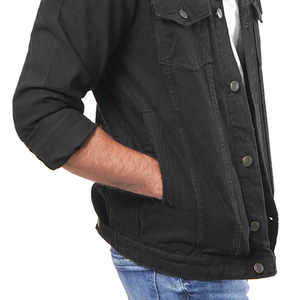 Chaqueta de Mezclilla para Hombre OEM ODM, Chaqueta de Jean de Algodón Personalizada, Fabricante de Ropa de Moda al por Mayor, Marca Privada - Product Image 5