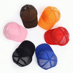 Gorra de camionero con panel de velcro, parte trasera de malla, ajustable, logotipo personalizado bordado, suministro al por mayor - Product Image 2