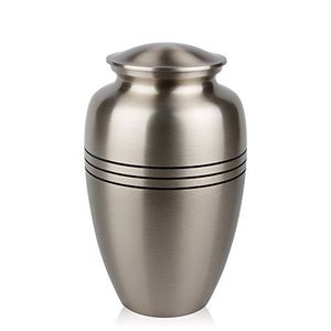 Stainless Steel Cremation Urn Modern Minimalist Design Cylindrical Shape Durable Metal <b>Memorial</b> Container for Sympathy <b>Gift</b> - Product Image 1