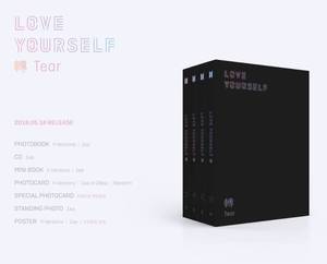 BTS LOVE YOURSELF [Tear] CD Officiel KPOP Musique Pop Coréenne Tous Âges - Product Image 2