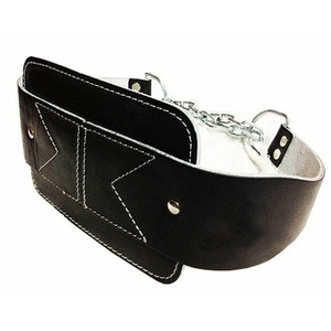 High-Quality Neoprene Dip <b>Belts</b> Matt Black Heavy Duty Steel Chain <b>Weight</b> Training Dip <b>Belt</b> With Custom Private Logo Design - Product Image 1