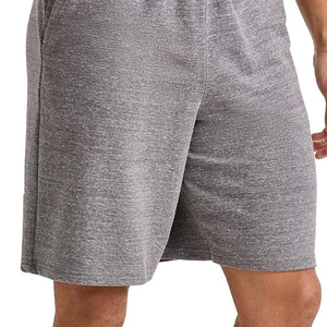 Pantalones Cortos Bermuda de Algodón Gris para Hombre 2026, Cintura Media/Elástica, Estilo Casual, Transpirables, de Secado Rápido, Tejido de Punto, Color Sólido, Estilo Urbano - Product Image 2