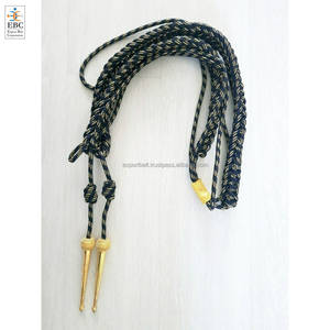 Twist algodón blanco viscosa lingote alambre hilo metálico banda música cita hombro cordón uniforme vestido Aiguillette Metal punta - Product Image 6
