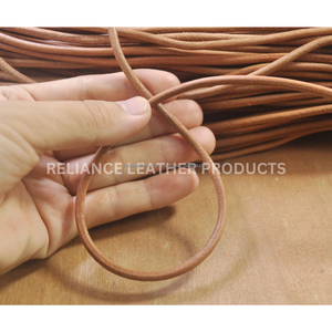 Brown 1.5mm High Strength Round Leather <b>Wire</b> for Earring Making Jewelry Findings and Components Assembly - Product Image 3