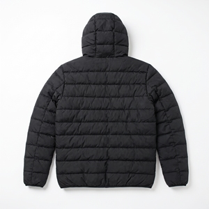 Winter Custom Hooded Stand Collar Embroidery Shiny Puffer Jacket Heavy Designer Puff <b>Padded</b> <b>Coat</b> Oversized 2026 Mens - Product Image 3