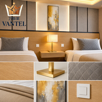 Ensemble de meubles de chambre d'hôtel Vantel, meubles de chambre d'hôtes modernes et luxueux, fabriqués sur mesure pour les projets hôteliers