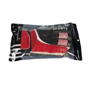 Gants de football en cuir respirants et légers à doigts complets, antidérapants, avec fermeture auto-agrippante pour jeunes clubs, adhérence forte - Product Image 3