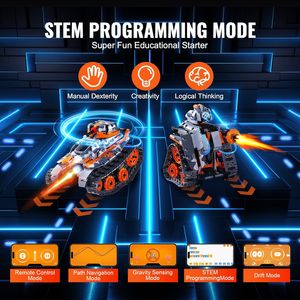 5 in 1 stelo giocattoli per bambini App e telecomando auto/Robot 554 pezzi kit di robotica - Product Image 3