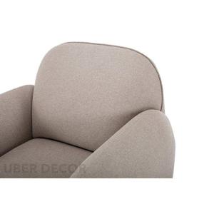 Varina เก้าอี้360หมุนได้แบบโค้งที่ทันสมัยพร้อมเบาะนั่งแบบลึกและเบาะนุ่มสำหรับห้องนั่งเล่น - Product Image 6