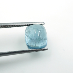 Pierre précieuse cabochon en tourmaline indigo naturelle légère 4,00 ct, non montée, pour la création de bijoux - Product Image 2
