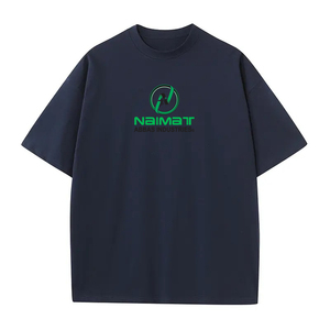 เสื้อยืดผู้ชายคอตตอน 100% ทรงปกติ แบบเรียบ ไหล่ตก สไตล์ลำลอง เนื้อผ้าหนา ขายส่งจากโรงงาน - Product Image 5