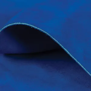 Tissus en daim de cuir de vachette bleu roi de qualité supérieure pour vêtements d'extérieur chauds et résistants, chaussures de travail personnalisées, vestes imperméables et revêtements de meubles de salon - Product Image 1