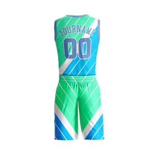 Conjuntos de Uniformes de Baloncesto de Verano sin Mangas de Talla Grande de Alta Calidad, Camiseta y Pantalones Cortos Transpirables de Poliéster de Secado Rápido con Nombre del Equipo - Product Image 2