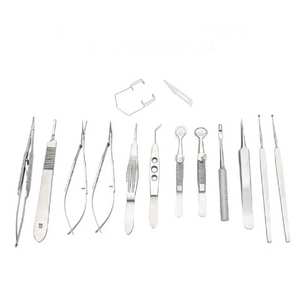 Juego de instrumentos oftalmológicos de acero inoxidable para procedimientos quirúrgicos en consultorio, kit médico de calidad europea y estadounidense. - Product Image 2