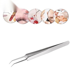 แหนบสแตนเลสปลายเรียบสำหรับติดขนตาปลอม ความยาว 10 มม. - Product Image 4