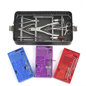 Mini Fragment Bone Trauma Locking Plate Set Orthopedic Surgical <b>Instruments</b> By Grip Surgical - Product Image 1