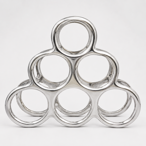 Estante para Botellas de Vino de Aluminio Reciclado |   Moderno y Resistente Soporte Metálico para Botellas de Vino, para Bar en Casa, Cocina, Mostrador, Decoración, Almacenamiento - Product Image 1