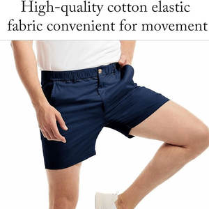 Shorts chino d'été pour hommes avec plusieurs poches, coupe ample, longueur 5 pouces, pour les sports de plein air, vêtements décontractés pour hommes et femmes - Product Image 5