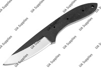 UA Supplies Couteau à lame pointue martelée, aspect vintage, forgé à la main, en acier à haute teneur en carbone 1095, ultra-affûté, ultra-résistant, pour survie industrielle