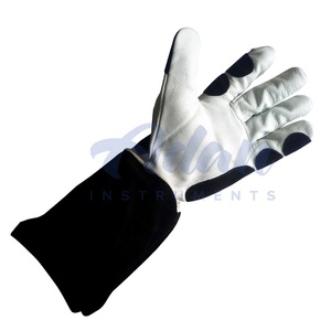 ADAN INSTRUMENTS Gants de manipulation des animaux en cuir à manches longues de haute qualité Instrument vétérinaire artificiel de protection des morsures - Product Image 4