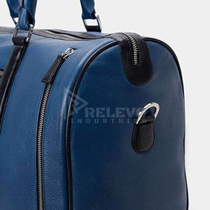 Sac de voyage en cuir véritable de haute qualité, personnalisable avec logo, faible MOQ, marque privée, sac de transport - Product Image 5