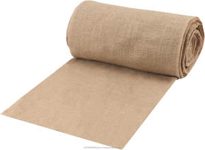 Rouleau de tissu en jute écologique de 12 pouces x 50 pieds, 16 yards, respirant, absorbant l'humidité, chemin de table, rouleau de toile de jute, artisanat - Product Image 5