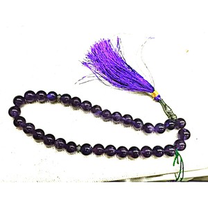 พลอยอเมทิสต์10มม. tasbih จาก33 BDS สำหรับจิตวิญญาณความสงบสุขและคุณภาพหินธรรมชาติ tasbih - Product Image 2