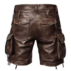 Shorts de Cuero Elegantes, Diseño Moderno, Acabado Suave, Corte Ajustado, Cómodos, para Fiestas, Discotecas y Uso Diario - Product Image 5