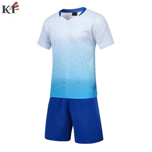 Servicio OEM Uniforme de Fútbol Transpirable 100% Poliéster Nuevo Diseño Precio Bajo - Product Image 5