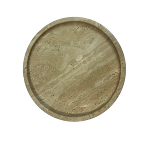 ถาดอเนกประสงค์ทรงกลมลายหินอ่อนอาร์ตเดโค สำหรับตกแต่งบ้าน ห้องน้ำ ห้องครัว และงานแต่งงาน - Product Image 1