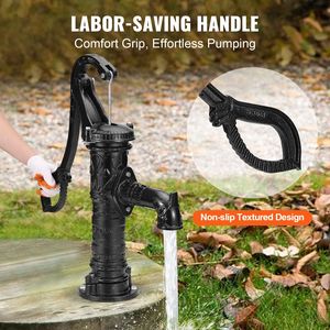 Pompa Manuale Antica in Ghisa per Acqua, Sollevamento Massimo 22ft, Maniglia Ergonomica, NPT1 1/4\", Facile Installazione, Pompe Manuali a Secchio per Pozzo - Product Image 5