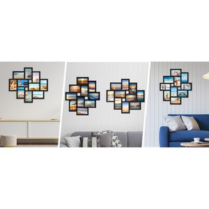 Marco de Fotos de Madera de Mango con Compartimentos, Estilo Artístico, Venta al por Mayor en India - Product Image 1