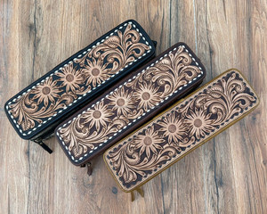 Estuche de viaje para rizador de cuero resistente al calor de cuero de vaca, organizador perfecto para herramientas para el cabello - Product Image 4