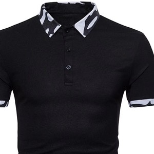 Camiseta de algodón para hombre, cuello redondo, informal, a rayas, ecológica, 240g, manga corta, logotipo personalizado, OEM, ODM, venta al por mayor, premium - Product Image 4