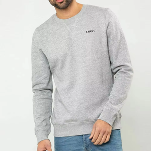 High Quality OEM Loose Fit Print <b>Pullover</b> Plush Jogger White Crewneck Custom Sweatshirt Autumn Anti-Wrinkle Wholesale - Product Image 3