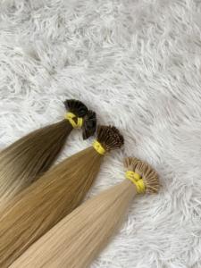 Haute qualité 100% naturel vietnamien vierge kératine Extension de cheveux italien Curl Wave Style pour génie trame gros paquet - Product Image 2