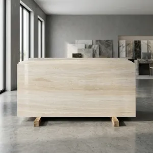 Best Quality Hot Selling Teakwood Beige Granite Natural <b>Stone</b> Slabs for Interior Decoration Flooring Countertops & Building - Product Image 2
