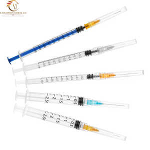 Jeringa Desechable Estéril de Alta Precisión para Uso Médico y Veterinario de 1 ml, 3 ml, 5 ml y 10 ml con Conexión Luer Lock y Aguja - Product Image 1