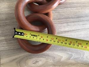 Collier en résine à maillons larges style vintage, mélange de couleurs, punk, ajouré, gros maillons ronds, longue chaîne en résine acrylique, art mural - Product Image 4