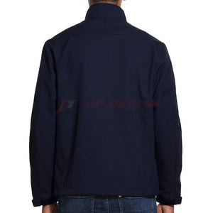 Veste Softshell d'hiver pour hommes 100 % polyester, col montant, respirante, écologique, pour usage extérieur, vente en ligne en gros - Product Image 3