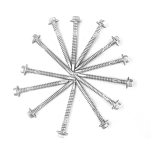 Self-Drilling Screws Washer Head Zinc/Hot-Dip Galvanized Carbon Steel Metric/Inch Standard Thread - Product Image 3