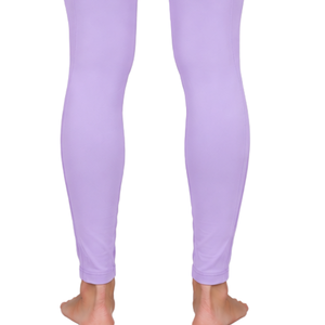 Leggings de equitación para mujer, color lavanda, cintura alta, pantalones de equitación elásticos con agarre de silicona y diseño de bolsillo - Product Image 3