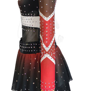 Conjunto de Disfraz Profesional de Animadora – Uniforme de Animadora sin Mangas con Falda para Competencia y Actuación - Product Image 3