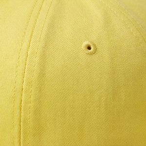 Gorra de Béisbol con Visera Plana Amarilla, Gorra Informal para Mujer, Diseño de Ajuste Relajado, Estética Informal, Universal para Hombre, Adaptable, de Algodón - Product Image 5