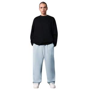 Men's Winter Thermal Knitted <b>Fleece</b> Pants Pockets <b>Fleece</b> Lining Worker Joggers Casual Pant Warm Long Relaxed Fit Men <b>Trousers</b> - Product Image 1
