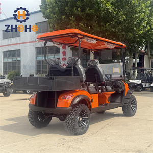 Voiturette <span class=keywords><strong>de</strong></span> <span class=keywords><strong>golf</strong></span> électrique <span class=keywords><strong>de</strong></span> luxe personnalisée <span class=keywords><strong>de</strong></span> haute qualité à 4 places avec boîte <span class=keywords><strong>de</strong></span> rangement et <span class=keywords><strong>toit</strong></span> supérieur - Product Image 2