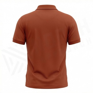 Vente en gros de polos pour hommes sur mesure avec logo imprimé, nouveau design, couleur unie, tissu tricoté, fabriqué au Pakistan - Product Image 2