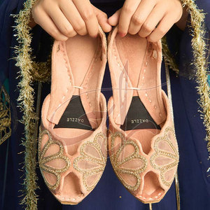 Los Más Vendidos en Stock, Khussa Personalizados para Mujer, Impresos, Antideslizantes, Hechos en Pakistán, MOQ Bajo - Product Image 4