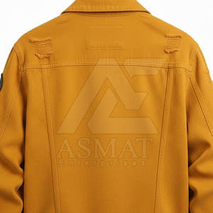 Chaqueta de Mezclilla para Hombre, Hecha de Algodón, con Logotipo Personalizado al por Mayor, Transpirable, para Uso en Exteriores - Product Image 5