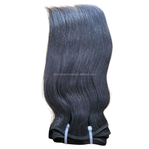 Paquetes de Remy rectos naturales de Indonesia virgen 100%, extremos súper dobles dibujados, extensiones de máquina de trama doble, grado Premium - Product Image 4